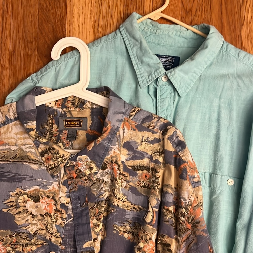 Two 3XLT Casual Men's Shirts